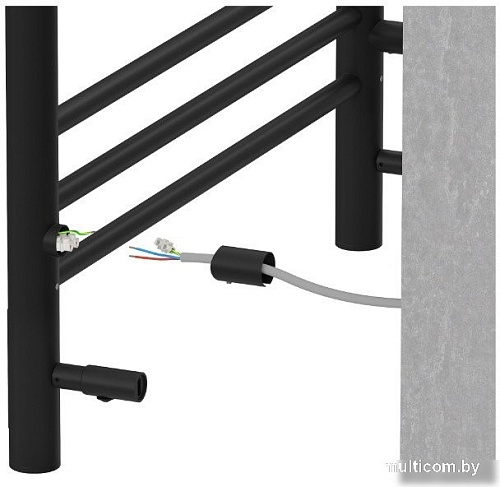 Полотенцесушитель Aquatek Альтаир П10 500x900 (Quick Touch, черный муар)