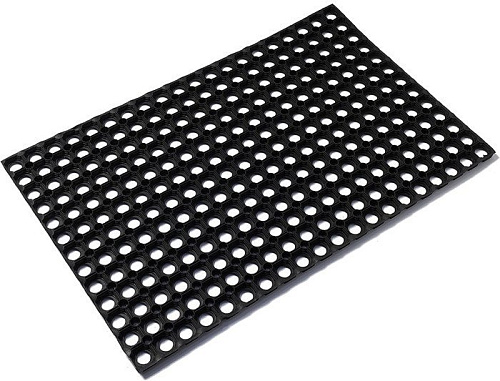 Придверный коврик Vortex 50x100 20098 (черный)