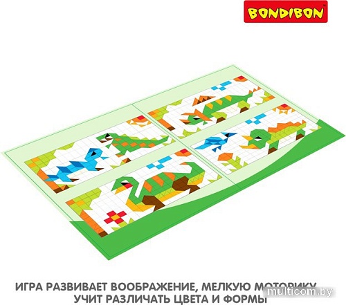 Мозаика/пазл Bondibon Эпоха динозавров ВВ3028