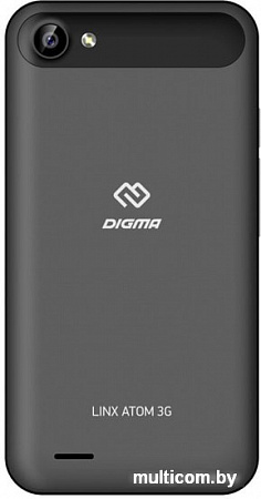 Смартфон Digma Linx Atom 3G (темно-серый)