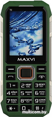 Мобильный телефон Maxvi T2 (зеленый)