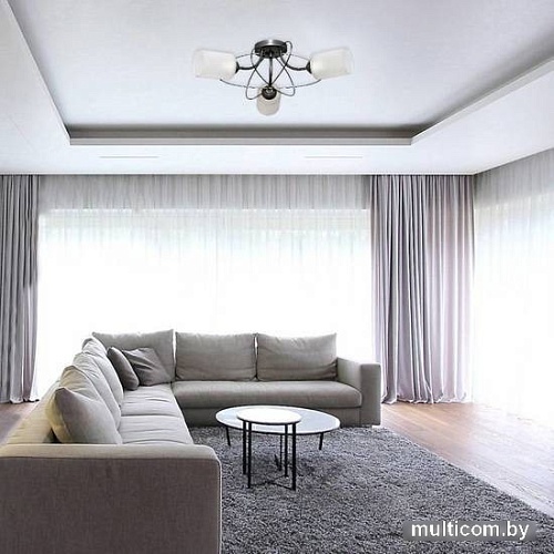 Припотолочная люстра Элетех Орбиталь 131 НСБ 01-3х60-177 Е27 1005404582 (хром)