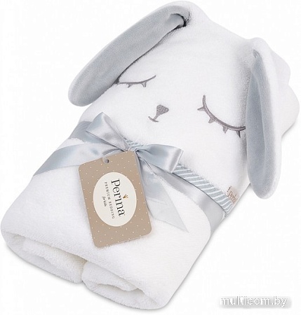 Полотенце с капюшоном Perina Лапушка ПД-05.2.95 (серый)