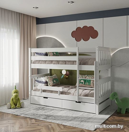 Двухъярусная кровать WoodMoon ВудМун 3 ВМ-3.8Я 80x180
