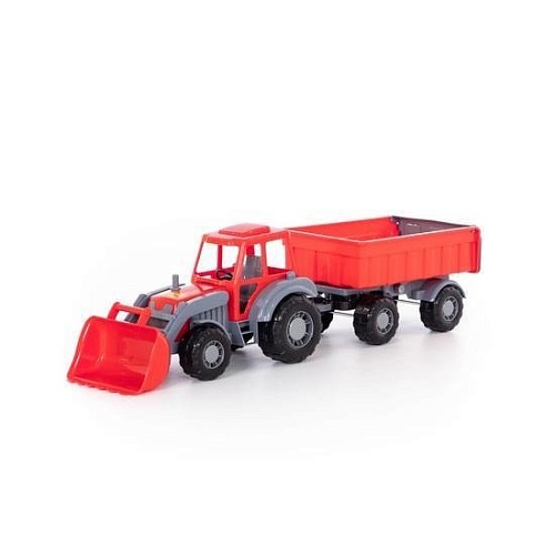 Полесье Алтай трактор с прицепом №1 и ковшом 35349