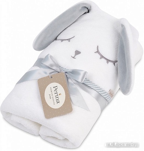 Полотенце с капюшоном Perina Лапушка ПД-05.2.95 (серый)