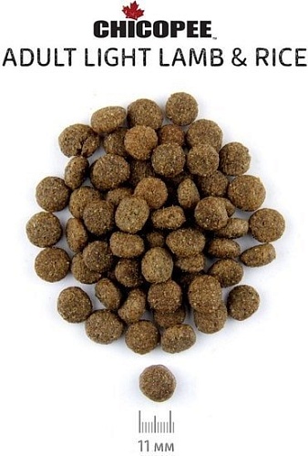 Сухой корм для собак Chicopee CNL Adult Light Lamb & Rice 15 кг