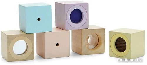 Кубики Plan Toys Блоки Прикоснись и угадай 5257