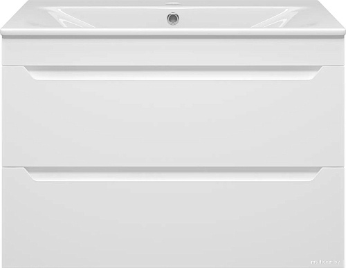 Misty Тумба под умывальник Бриз 80 П-Бри-09080-012Я+WB.FN/Breeze/80-C/WHT.G/S1