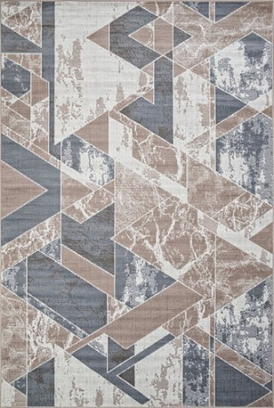 Ковер для жилой комнаты Merinos Sierra F354-STAN-BEIGE-BLUE (1х2)