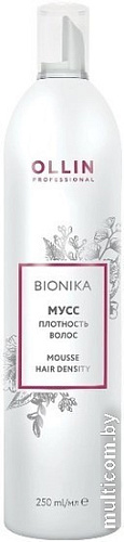 Ollin Professional Мусс для укладки волос BioNika Плотность волос 250 мл