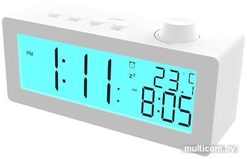 Настольные часы Ritmix CAT-111 (белый)