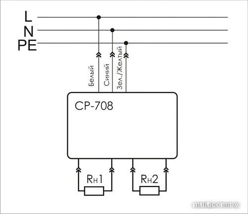 Реле напряжения Евроавтоматика F&F CP-708 EA04.009.008