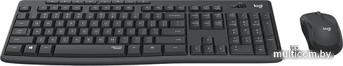 Клавиатура + мышь Logitech MK295 Silent (графитовый, нет кириллицы)