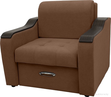 Кресло Сириус Лидер-3 ППУ 105x110 (Eva 03 велюр светло-коричневый)