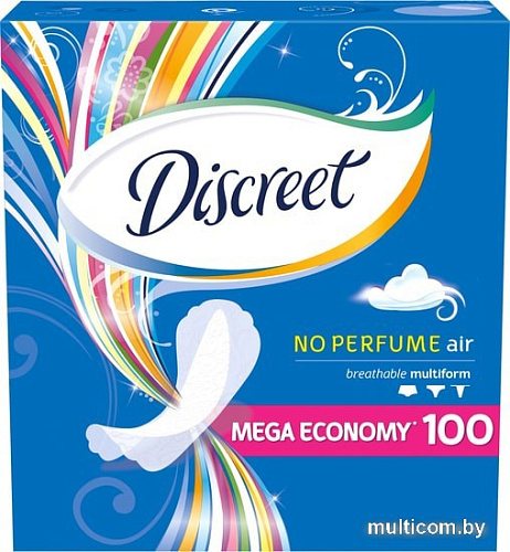 Прокладки ежедневные Discreet Air Multiform Trio (100 шт)