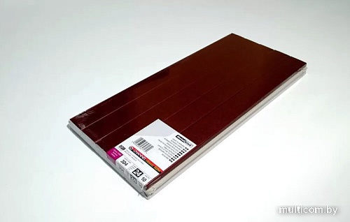 Металлический канал для переплета OPUS Classic Slim 304x24 мм OCHSLIM2430410BOR (10 шт, бордовый)