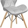 Стул Mio Tesoro Лацио SC-026 (светло-серый/дерево)