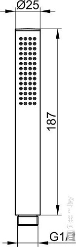 Душевая лейка Keuco Edition Atelier 56080370100