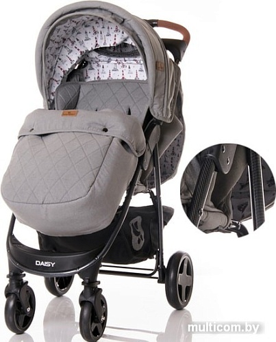 Коляска прогулочная «книга» Lorelli Daisy 2020 (dark grey lighthouse)
