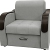 Кресло Сириус Лидер-1 ППУ 105x110 (Eva 08 велюр светло-серый)