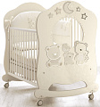 Классическая детская кроватка Italbaby Happy Family Oblo 070.0800-0006 (кремовый)