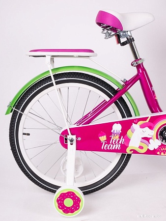Детский велосипед Tech Team Melody 20 NN013868 (красный/зеленый, разобранный)