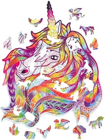 Пазл Wood Trick Сверкающий Единорог