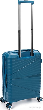 Чемодан-спиннер Torber Nevo T2207S (синий)