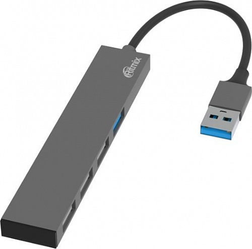 USB-хаб Ritmix CR-4406 Metal