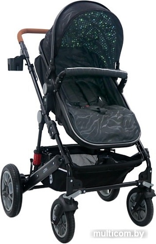 Универсальная коляска Lorelli Lora 2020 (3 в 1, black circles)