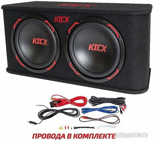 Корпусной активный сабвуфер KICX GT2200BA