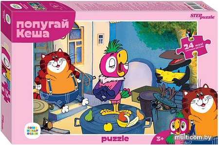 Мозаика/пазл Step Puzzle Maxi Попугай Кеша 700166 (24 эл)