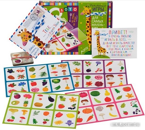 Развивающая игра Айрис-Пресс IQ Лото. По грибы, по ягоды. Что лишнее? 27458