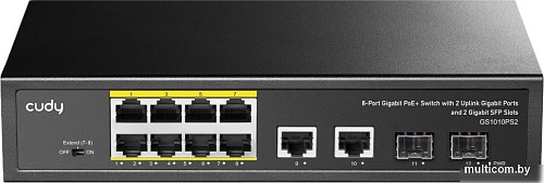 Неуправляемый коммутатор Cudy GS1010PS2 1.0