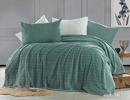 Плед Karven Super Soft Benzia 1.5 160x220 Р 943 (морская волна)