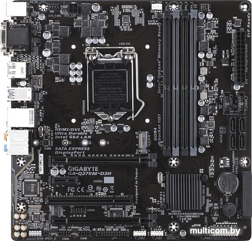 Материнская плата Gigabyte GA-Q270M-D3H (rev. 1.0)