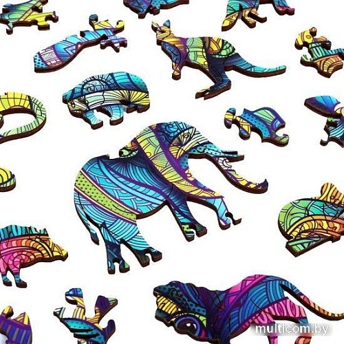 Пазл Puzzle Индийский слон 9084416(114 эл)