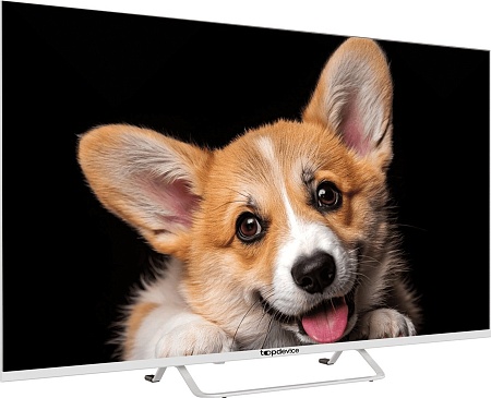 Телевизор Topdevice 43" SMART TV YаOS 03 (белый)