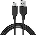 Кабель Genius ACC-A2CC-3A USB Type-A - USB Type-C (1 м, черный)