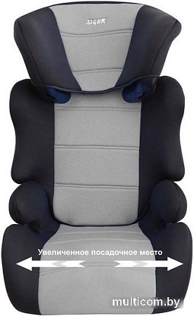 Детское сиденье Siger Смарт (серый)