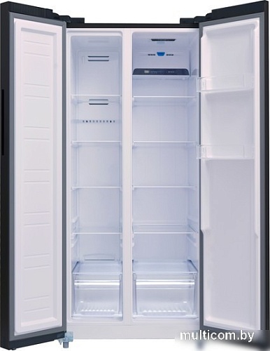 Холодильник side by side Weissgauff WSBS 500 Inverter NoFrost Black Glass