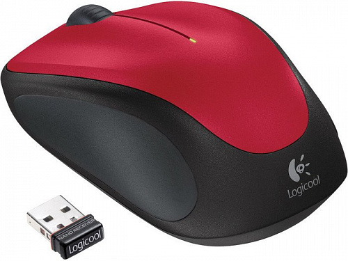 Мышь Logitech Wireless Mouse M235 Red (910-002497)