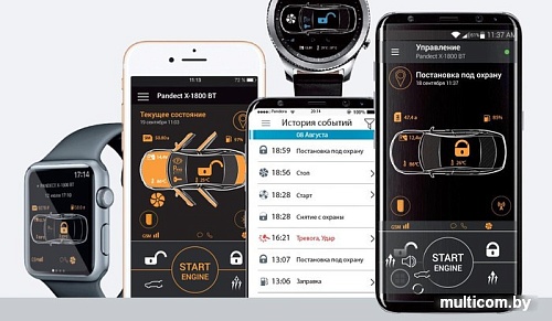 Автосигнализация Pandect X-1800 BT