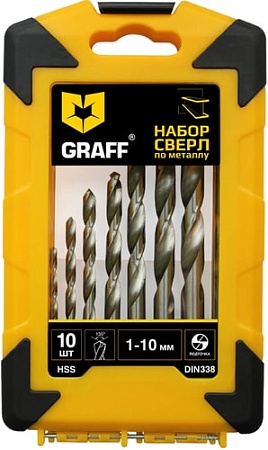 Набор сверл GRAFF 8101 (10 шт)