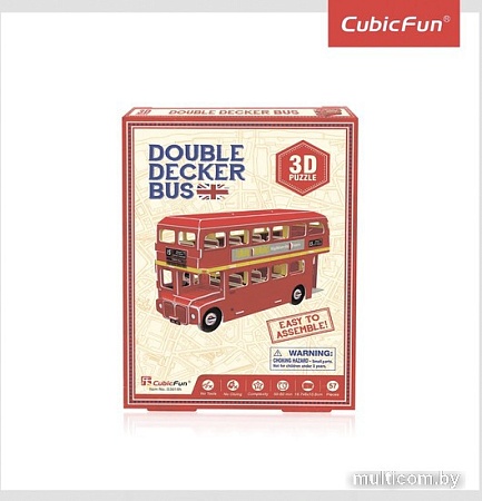 3Д-пазл CubicFun Лондонский двухэтажный автобус S3018h