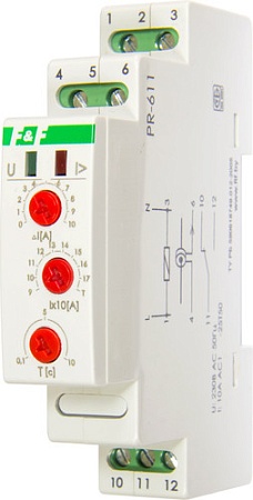 Реле тока Евроавтоматика F&F PR-611-02 EA03.004.004
