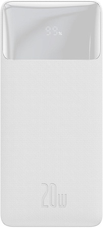 Внешний аккумулятор Baseus Bipow Fast Charge Power Bank 20W 10000mAh (белый)