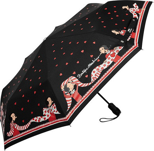 Складной зонт Moschino 7961-OCA Olivia Scarves Black