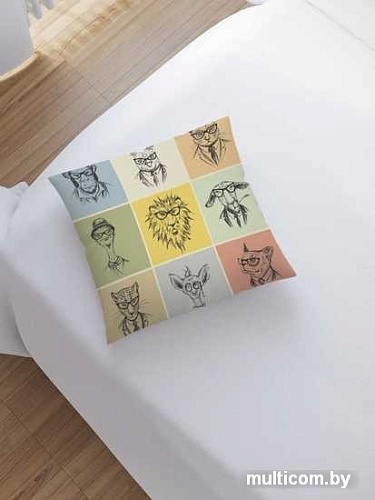 Чехол на подушку JoyArty Крутые хипстеры sl_32625